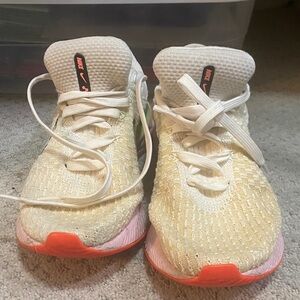 Nike Kids Sneakers - Cream and Pink